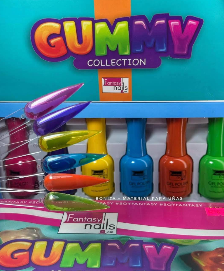 COLECCION DE GEL GUMMY FANTASY NAILS
